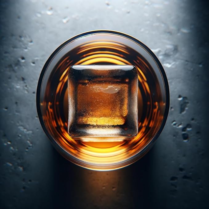 Clear Ice Maker Set, Crystal Ball & Cube Molds for Whiskey Cocktails