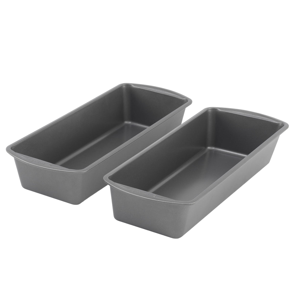 GoodCook Set of 2 Extra Large 13" x 5" Nonstick Steel Bread Loaf Pans, Gray - Set of Two Loaf Pans, Even Heat Distribution, Scratch-Resistant Nonstick Coating, Durable Construction, Easy to Clean