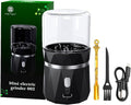 Portable Electric Herb Grinder Dry Herb Spice Grinder with Her Jar & Spoon