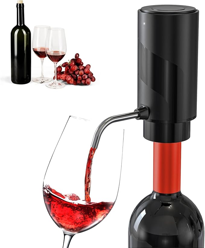 BLUBYEES Electric Wine Aerator and Automatic Wine Dispenser