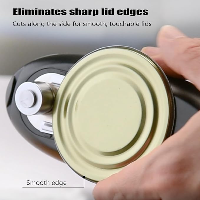 ZEUSORA Electric Can Openers in 2026: Automatic Can Opener Electric with Rechargeable. The Can Opener Creates A Smooth Edge, Making It The Best Gift for Seniors And Kids. White