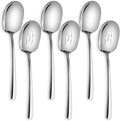 SOLEADER Extra Large Serving Spoons for Buffet,12 Inch Stainless Steel Set