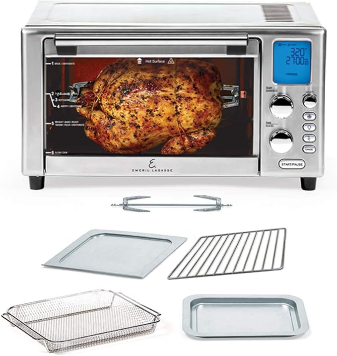 Emeril Lagasse Everyday 360 Air Fryer Oven, 9-in-1 Countertop Oven