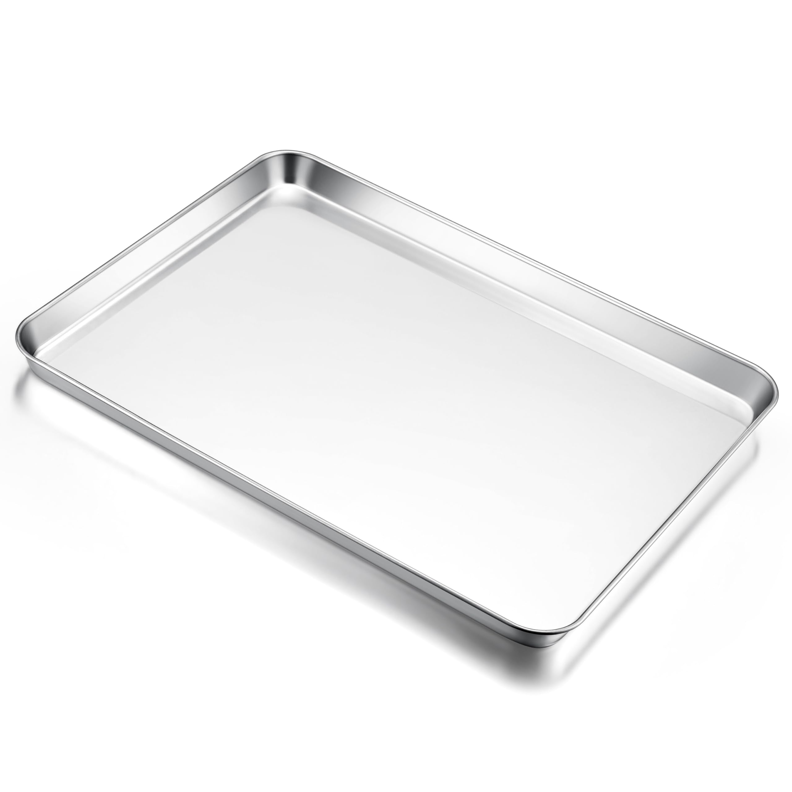 E-far Large Baking Sheet, 20"x14" Stainless Steel Cookie Sheet