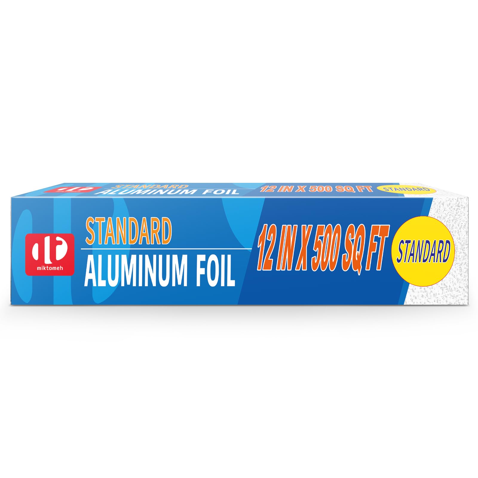 Miktomeh Standard Aluminum Foil 12" x 500 Sq Ft