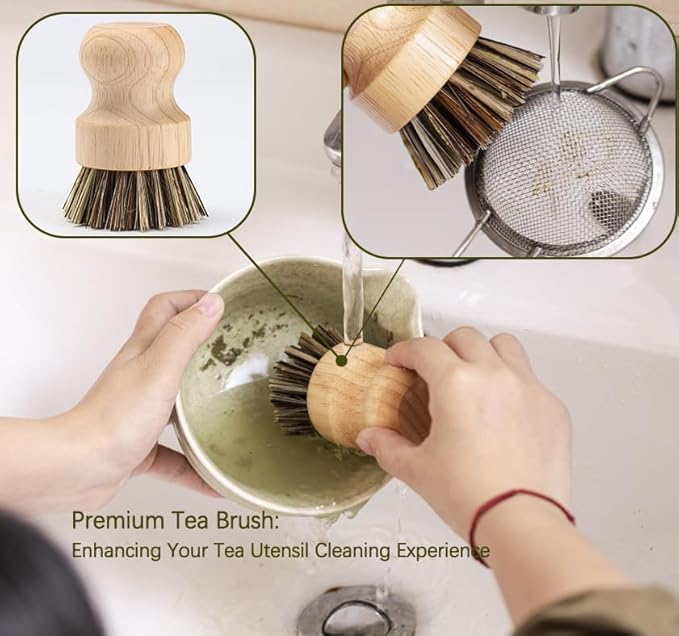 TANG PIN 10Pcs Matcha Whisk Set, 15 OZ Matcha Bowl Kit