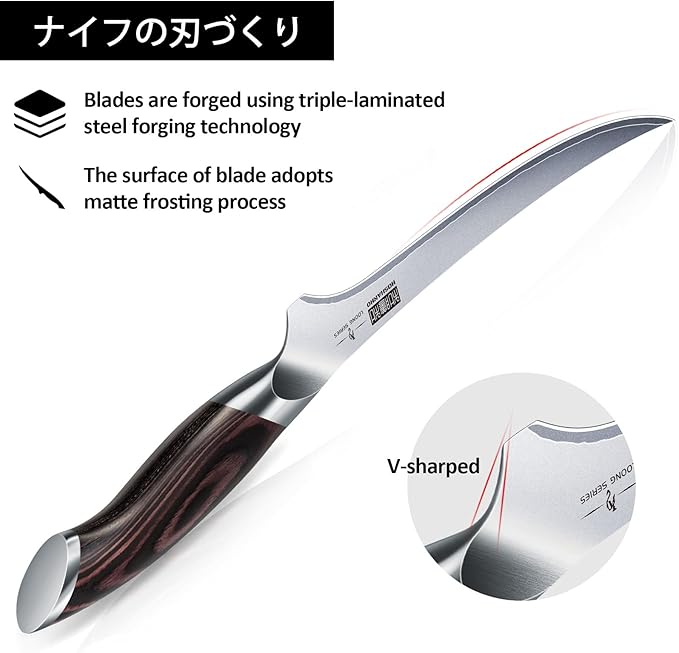 HOSHANHO Fillet Knife 9 Inch, Super Sharp Japanese Fish Boning Knife