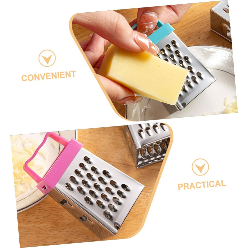 PRETYZOOM 18pcs Stainless Cheese Grater Fine Grater Slicer Vegetable Slicer Easy Peel