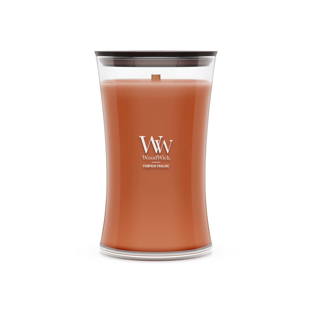 WoodWick Tonka & Almond Milk Scented Candle, Crackling Wick, 9.7oz