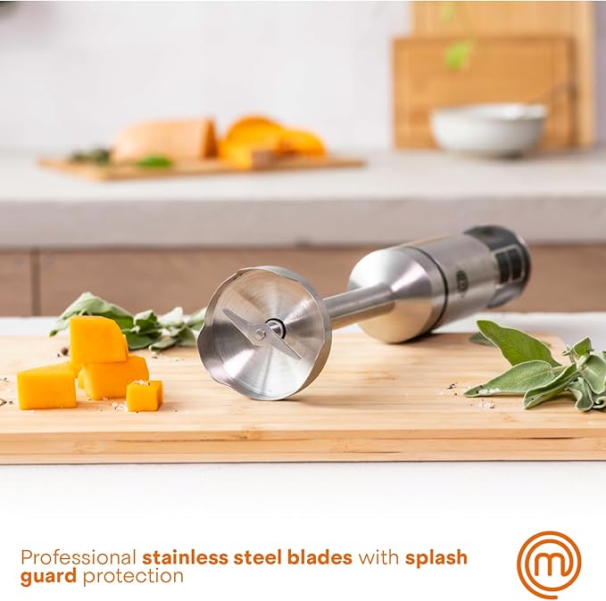 MasterChef Immersion Blender Handheld, Hand Blender 3 in 1 Set, 400W Motor