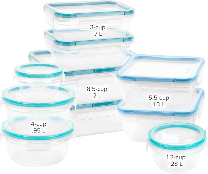 Snapware Plastic Total Solutions (10-Pack, Mixed Sizes) Food Storage Set