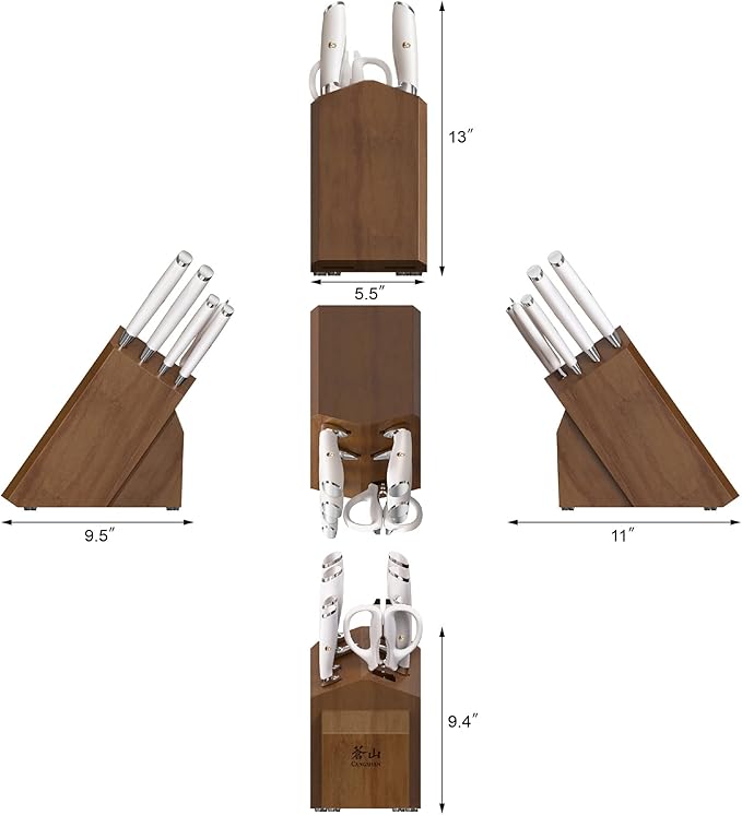Cangshan L1 Series 10-Piece Knife Block Set