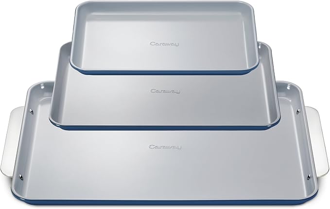 Caraway Non-Stick Ceramic Baking Sheet Trio