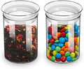 ZENS 15oz Glass Jars with Airtight Lid, Set of 2 Small Glass Storage Jars