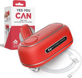 Kitchen Mama Orbit One Rechargeable Electric Can Opener, Red