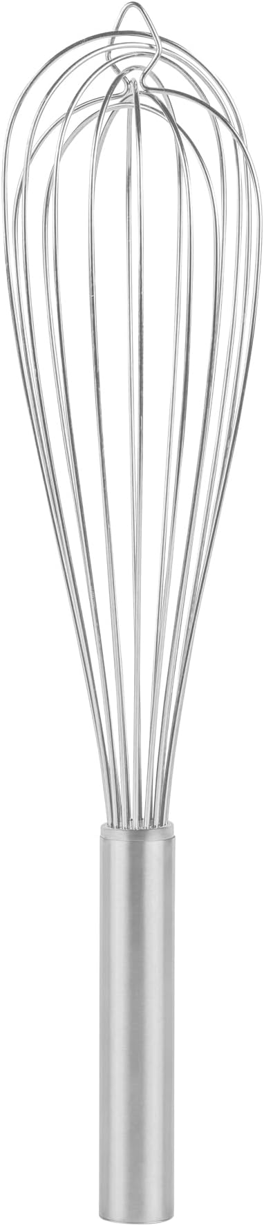 Met Lux 16 Inch x 3 Inch Baking Whisk, 1 With Ergonomic Handle Metal Whisk - Dishwasher-Safe, Corrosion-Resistant, Stainless Steel Whisk For Baking, For Whipping, Baking, Or Cooking, Restaurantware