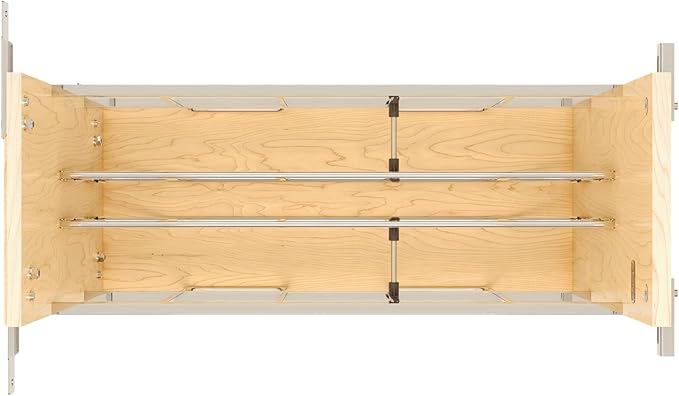 Rev-A-Shelf Pullout Bakeware Organizer w/Soft-Close, Min Opening 5.5" Wide