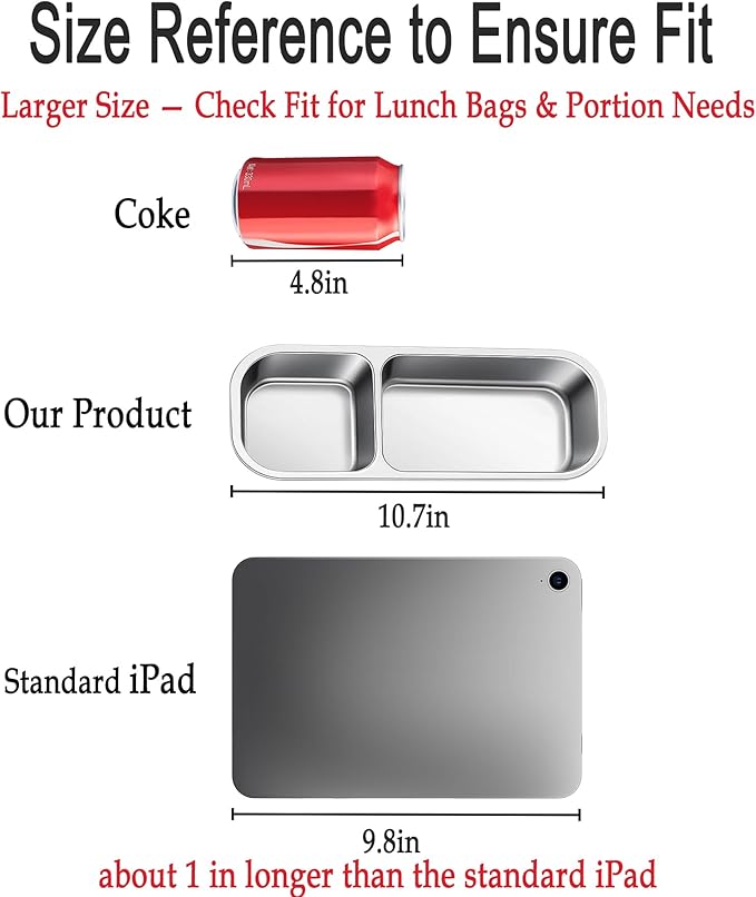 5-Pack Stainless Steel Snack & Lunch Containers for Kids & Adults, 21 oz