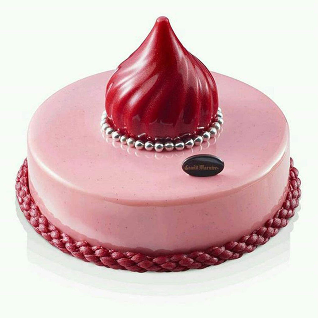 OCPO Kitchen Cone Whirlwind Onion Silicone Mousse Cake Mold, 15 Cavities