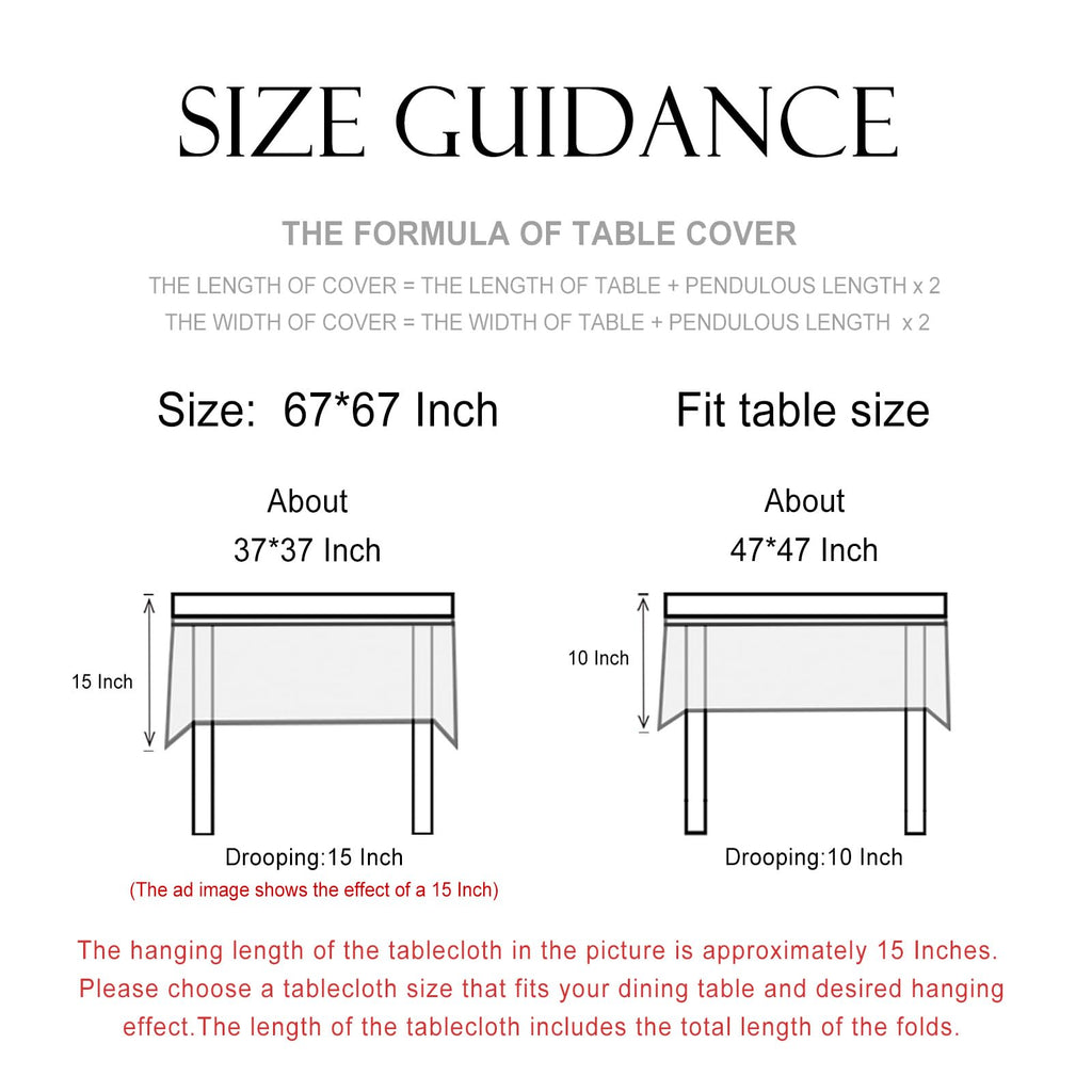 patdrea Vintage French Linen Tablecloth,Square,67"x67"-Magnolia