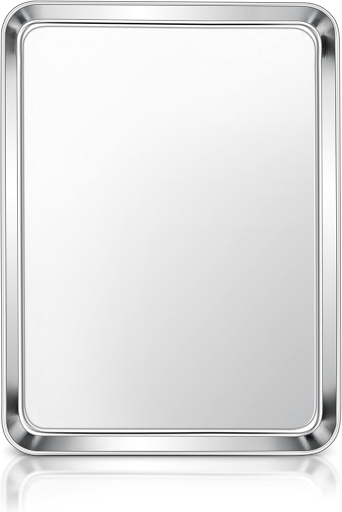 E-far Stainless Steel Baking Sheet, 16” x12” x 1” Cookie Sheet Pan