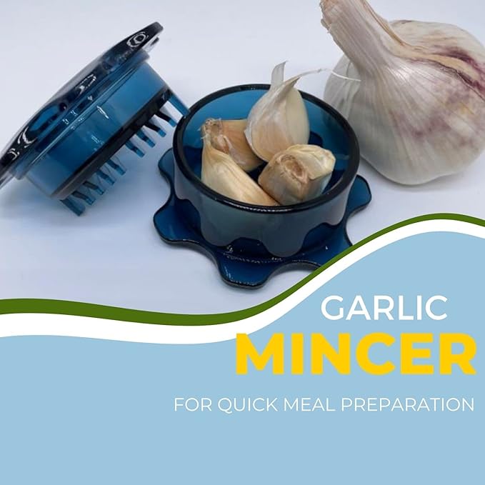 Angel’s Peel Lounge Garlic Mincer (Blue)