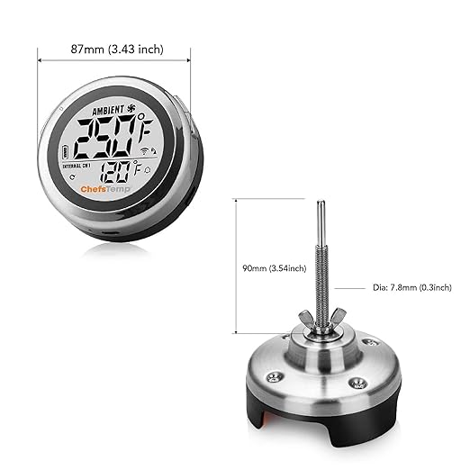 ProTemp S1 Patented Smart Grill Gauge Thermometer Hub Wi-Fi and Bluetooth