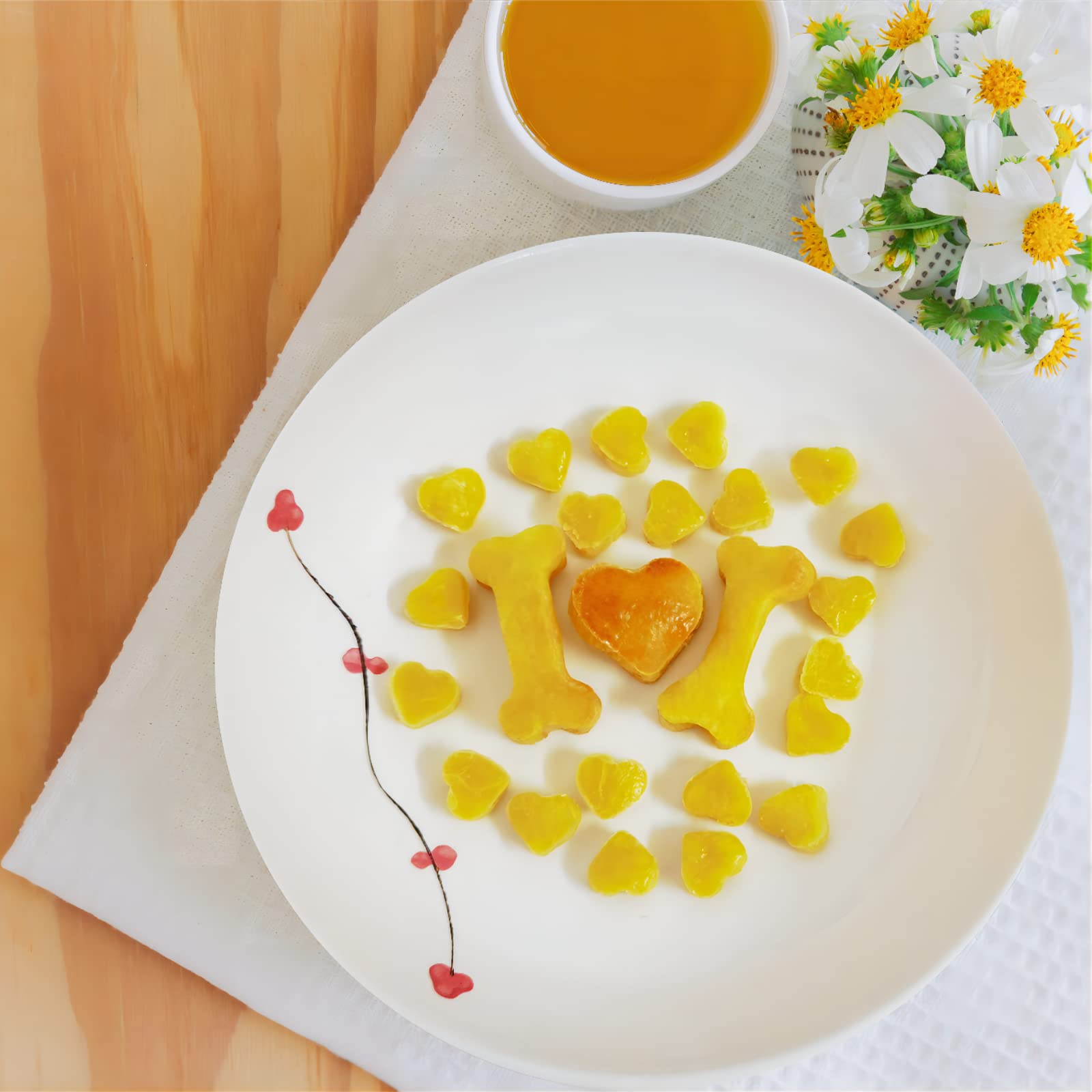 sofliym Heart Silicone Molds for Gummy, Candy, Chocolate, Small Homemade Treats Molds with Scraper (1 PCS heart)