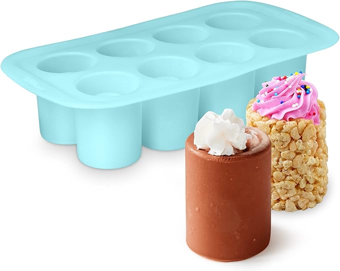 Silicone Shot Glass Mold 8 Cavity, Valentine Day Easter Chocolate Candy
