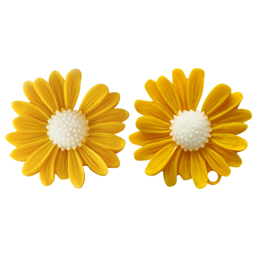 2 Pcs Daisy Flower Pendant Candle Mold - 2 Style - Silicone Resin Casting Molds for Candle & Resin & Soap Craft Supplies