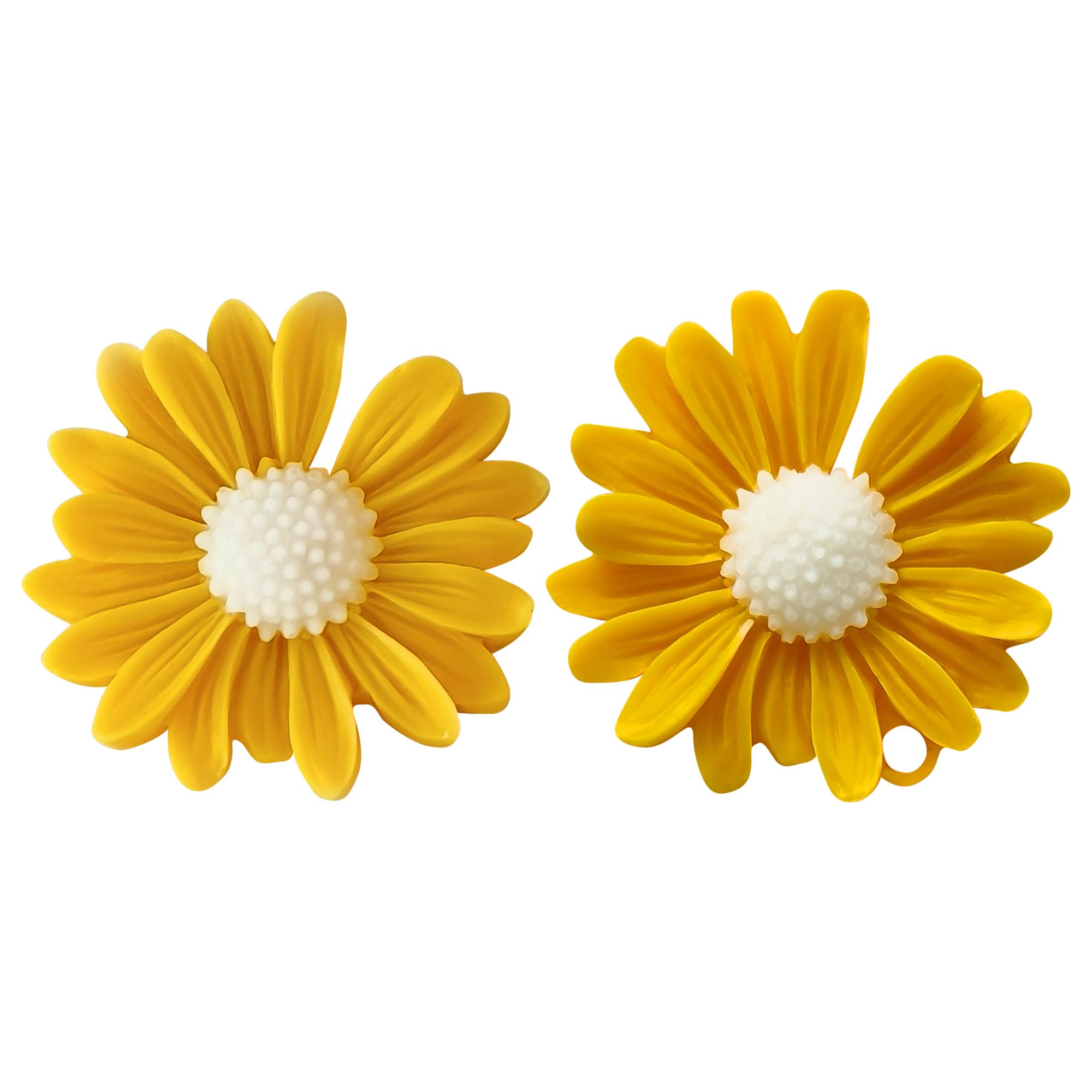 2 Pcs Daisy Flower Pendant Candle Mold - 2 Style - Silicone Resin Casting Molds for Candle & Resin & Soap Craft Supplies