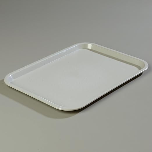 Carlisle FoodService Products Café Cafeteria Tray, Fast Food Tray for Restaurant or Commercial Use, 12" x 16", 1 Count, Gray