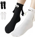 Oneastern 2 Pairs Magnetic Holding Hands Socks Funny Couple Gifts, Best Friend, Engagement, Anniversary, Teens Gag Cute Weird Stuff