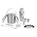 Vinod Stainless Steel Cocktail Set, 17-Piece Bar Accessories, for Parties