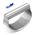 AmDONGKING Stainless Steel Garlic Press Rocker, with Bottle Opener