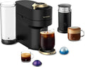 Nespresso Vertuo Pop+ Deluxe Coffee Machine with Frother, Matte Black Gold
