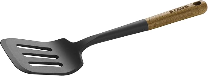 Staub Silicone Spatula, Cooking Utensil, Non-Stick, Black