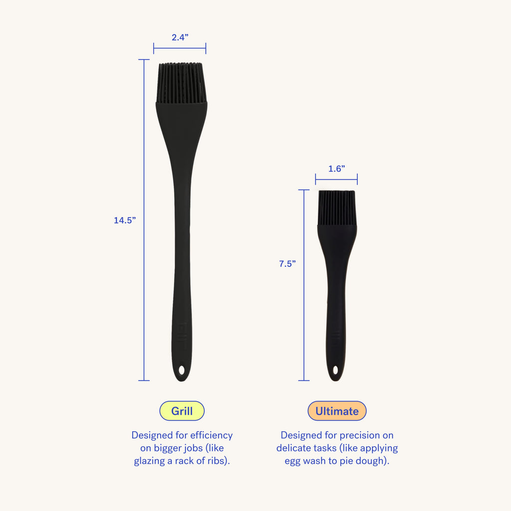 GIR: Premium Silicone Basting Brush – Ultimate, 8IN, Navy