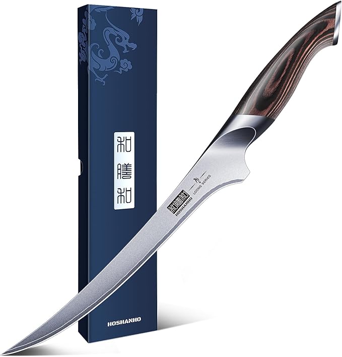HOSHANHO Fillet Knife 9 Inch, Super Sharp Japanese Fish Boning Knife