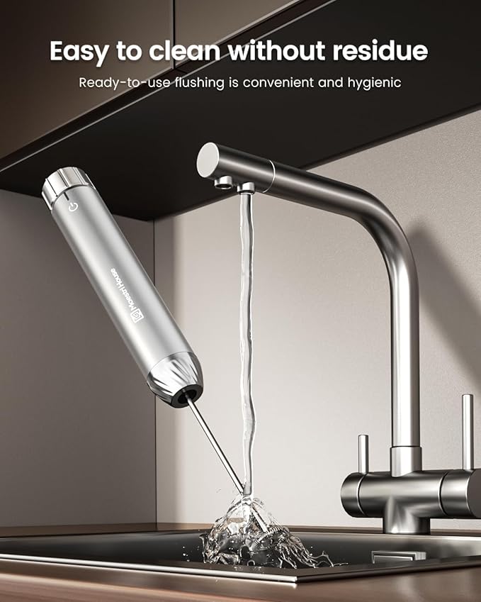 Maestri House LunaFro Max Rechargeable Milk Frother,Stepless Speed Control