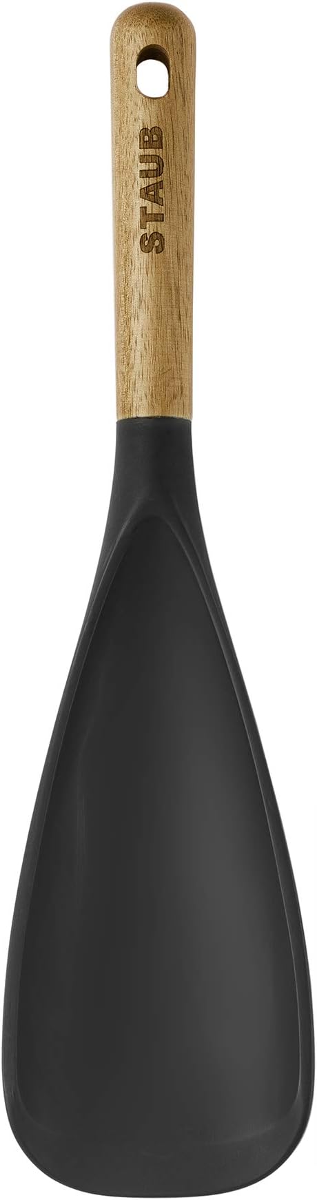 Staub Silicone with Wood Handle Cooking Utensil, Multi-function Spatula Spoon