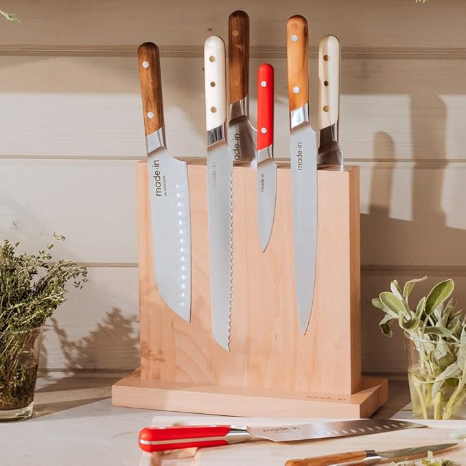Made In Cookware - Knife Block - Italian Beechwood - Crafted in Italy