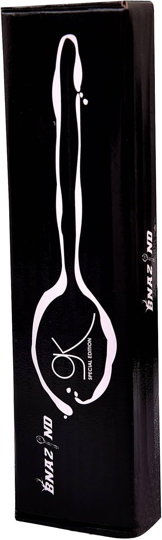 BNAZIND Kunz Perforated Spoon–XL | Silverware 18/10 Stainless Steel 12 inch Solid Chef Spoon for Draining & Scooping | Dishwasher-Friendly - Easy-Clean Cooking & Plating Spoons Cookware