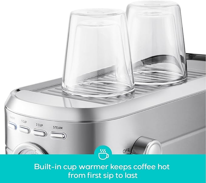CASABREWS CM5418 Compact Espresso Machine with Milk Frothing Steam Wand
