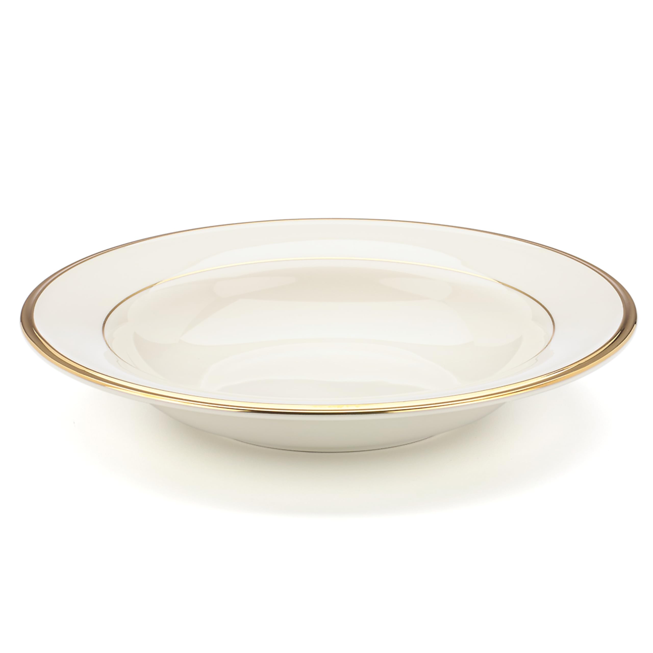 Lenox Eternal Porcelain Rimmed Soup Bowl, 12oz