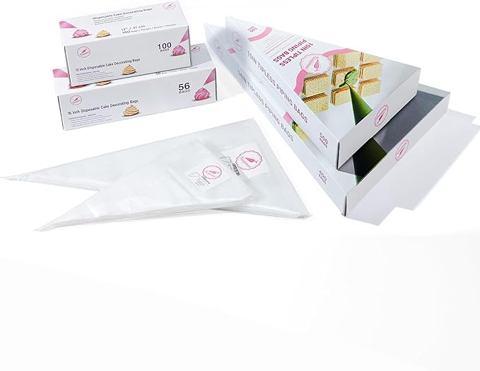 Keenpioneer Piping Bag - Disposable Cake Decorating Bag