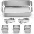 LIANYU 6 Pack Bread Loaf Pans for Baking 9x5 Inch, Meat Bread Baking Pans