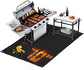 TOHONFOO Large Grill Mats for Outdoor Grill Deck Protector 70 x 48 x 0.04in