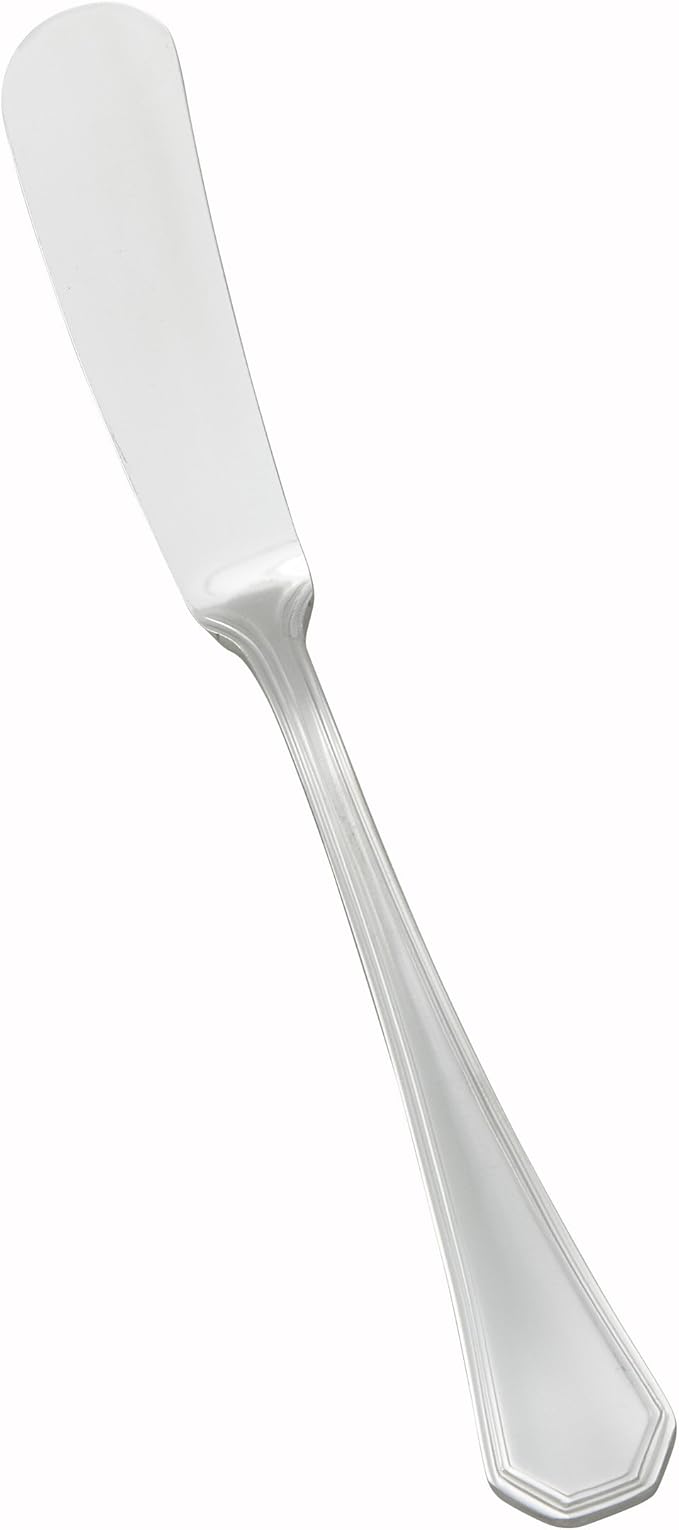 Winco 8 3/4" Silver Victoria Stainless Steel Tablespoon (Set of 12)