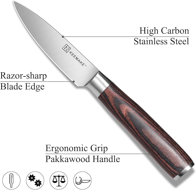 KEEMAKE 9 Inch Bread Knife for Homemade Bread, Serrated Sourdough Knife